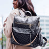 Women's University Shoulder Bag Leather Travel Fashion Convertible Large